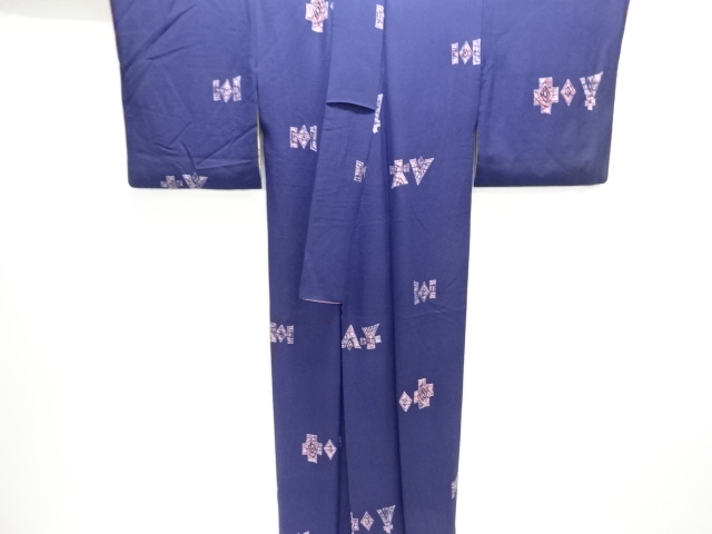  大正ロマン　抽象模様着物